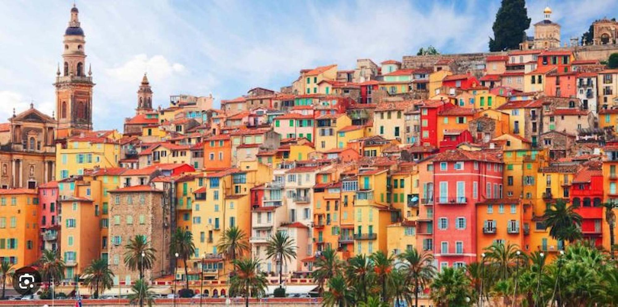 Le Mona Lisa, Vue Mer, Balcon Menton Kültér fotó